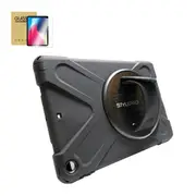 StylePro Combo, iPad mini case and screen protector, hand strap, rotating stand. Shockproof case for iPad mini 8.3", black