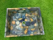 Mix Agate Wash basin Sink Natural Agate Stone Handmade/Stone Basin/Kitchen Decor