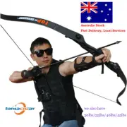56" 50lbs Takedown Recurve Bow Hunting Longbow Archery RH & Bow Stringer Set AU