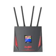 4G Router with Sim Card Slot - Unlocked 4G to WiFi/Wired High Gain 4pcs Exter...