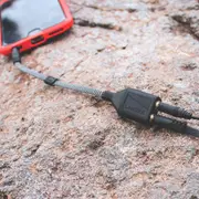 [Lander] Lander - Neve Auxiliary Splitter Cable 6-Inch (Black)
