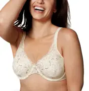 Playtex L126903 Love My Curves Side Smooth Embroidered Underwire Bra Size 38DD