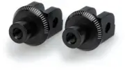 PUIG 7200N Hi-Tech Footpeg Mounts - Rider 561-07200BK