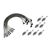 8 x NGK Spark Plugs + Bosch Leads for Land Rover Discovery 22L 23D 37L 35L 826mm