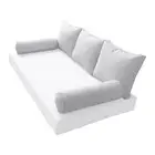 |COVER ONLY| STYLE 3 Queen Bolster Pillow Daybed Porch Swing Pipe Trim AD105