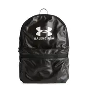 Balenciaga Under Armour Logo Printed Backpack One size black