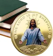 Christmas Commemorative Coin | Metal Collectible Commemorative Collector Coin | Unique Coin Crafts, Gold Coin for Collectors Supplies, Portable and
