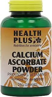 Health Plus Calcium Ascorbate Powder Vitamin C Supplement - 250g