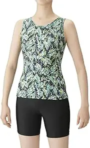 [arena] FLA-2931W Women's Fitness Swimsuit, Large Color Snap Separates (Insert Fit Pad)