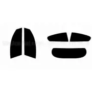 For BMW 1 Series 3-Door Hatchback F21 2011-19 Full Pre Cut Window Tint Kit Film