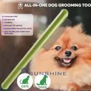 Grooming Comb for Long Curly Hair in Dogs Cats Pet Detangler Brush Removes Flea