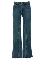 [Y/Project] Y/Project-Evergreen Hook And Eye Jeans Blu-Donna 24 Blue
