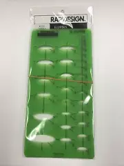Rapidesign 70RS Ellipse Template set 10 pcs New Un-opened
