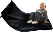 Kids Airplane Bed,Kids Airplane Seat Extender | Travel Footrest Comfortable Cushion to Stretch Feet, Sleep Bulkhead, Window, Exit Row, Or Aisle Seats Swan-au