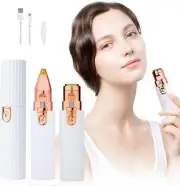 2 In 1 Hair Removal Electric Shaver Ladies Epilator Cordless for Body Facial AU