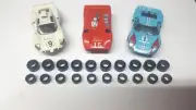 AFX MEGA G+ 10 Rear 10 Front Tune Up Kit Silicone Tires Slot Car Tires Black C2