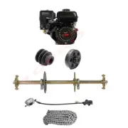 810mm Rear Axle Kit + 210cc 7HP OHV Engine Motor For Go Kart Lawn Mower ATV Quad
