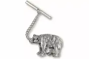 Polar Bear Tie Tack Jewelry Sterling Silver Handmade Polar Bear Tie Tack PB4NB2X