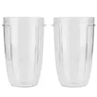 2Pcs Juicer Cup Transparent Mug Replacement Food Blender Accessory Fit For AU