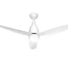 52'' Ceiling Fan DC Motor LED Light Remote Control - White