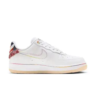 【NIKE 耐吉】AIR FORCE 1 休閒鞋 女鞋 彩虹 民族風(FN8918-111)