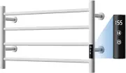 Towel Warmer Rack with Lntelligent Touch Screen Timer, Fast Heating 4 Bars Heate