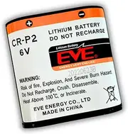 TAVICE Compatible CRP2 Lithium Photo Replacement Battery 1500mAh 6V CR-P2