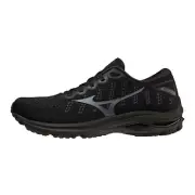 Mizuno Wave Rider 25 Waveknit Mens Black Ebony