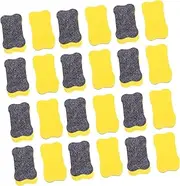 Homoyoyo 24Pcs Lightweight Whiteboard Erasers Felt Chalkboard Erasers for Classroom Supplies for Schools Homes and Offices Easy to Store Dust Reducing Design