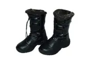 XTM Princess Black Girl's Aprs Snow Ski Winter Boots Size EUR 25-26