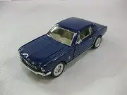 [Kinsmart] 1964 1/2 Ford Mustang In Blue Diecast 1:36 Scale By