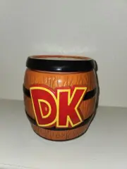 Nintendo Donkey Kong Barrel Cookie Jar DK Ceramic Collectible Retro Gamer