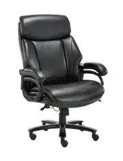 Comfort Coils High Back Big & Tall 180kg Bonded Leather Office Chair