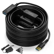USB 3.0 Active Extension Cable 100 Feet, Long Type-A Male 100 Feet