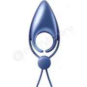 Satisfyer Sniper Cock Ring Blue Adjustable With Clit Stimulator