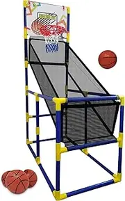 Sports Basketball Hoop - Indoor Kids Basketball Hoop Arcade Game - Arcade Game for Kids, with 4 Balls - Basketball Shooting System, for Boys and Girls Ages 1-12