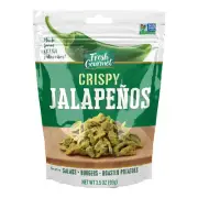 Crispy Lightly Salted Jalapenos | Low Carb | Crunchy Snack and Salad Topper | 3.