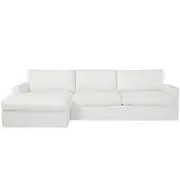 [James Lane] Sunday Duxton Snow Chaise - 3 Seater