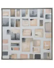A&B Home Cornerstone Hand-Painted Framed Wall Art