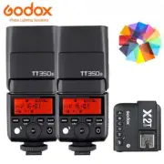 AU 2* Godox TT350S 2.4G TTL HSS Speedlite Flash + X2T-S Trigger For Sony Camera