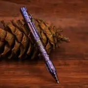 New Titanium Alloy Meteorite Pocket Ballpoint Pen Signature Pen Stationery
