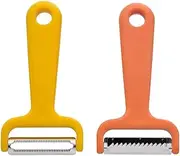 [IKEA] UPPFYLLD Vegetable Cutter with Handles cuts Vegetables and Root Vegetables into Long Decorative Strips That You can use in Salads or woks (Set of 2)