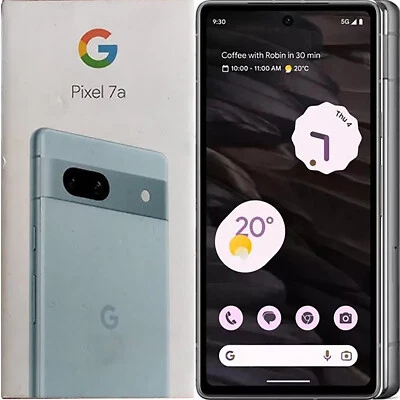 Google Pixel 7a 5G Charcoal 128GB + 8GB Dual-SIM Factory Unlocked OEM NEW