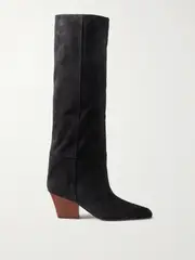 [Paris Texas] Paris Texas - Jane Suede Knee Boots - Black - IT42 IT 42 Black