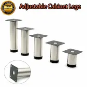 1/2/4pcs Metal Furniture Legs Adjustable Cabinet Sofa Kitchen Bed Couch Leg Feet
