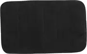 HAWILLOSCH Memory Bath Mat Non Slip Coral Fleece Floor Rug for Bathroom Entryway Soft Supportive Vertical Stripe Design for Home Use Easy to Clean