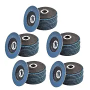 50 Pcs 4-1/2" X 7/8" 60 Grits Premium Zirconia Flap Discs Grinding Wheel Sand...