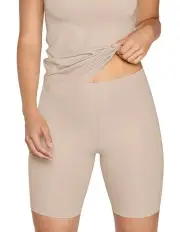 [Naturana] Cotton And Modal Long Leg Boxer Brief in Light Beige
