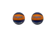 2x Regent Swish Indoor Outdoor Basketball Size 5 Synthetic Rubber ORG BLU