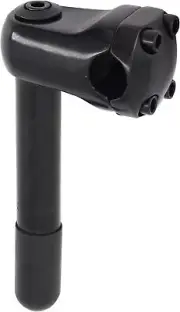 BMX 4 Bolt Alloy Quill Stem 22.2mm 22.2, Black